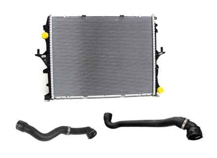 Complete Radiator & Coolant Hose Kit . Porsche 955 Cayenne S / Cayenne turbo - 95510614201, 955106142010, 95510614200, 8MK376719001, 95510623910, 95510623800 - GPBH-23800, CR571000P, GPBH-23910
